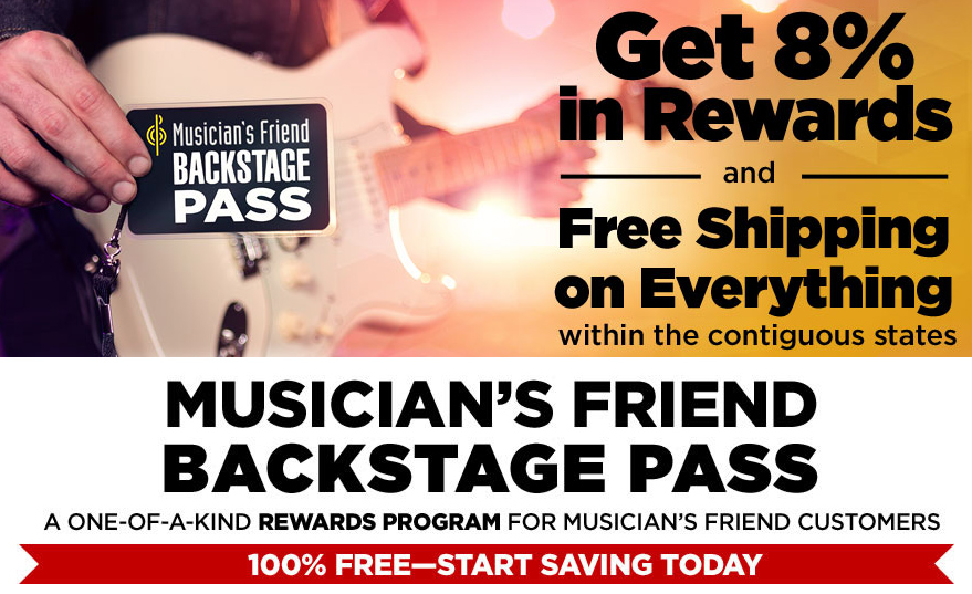 Musician's Friend Backstage Pass